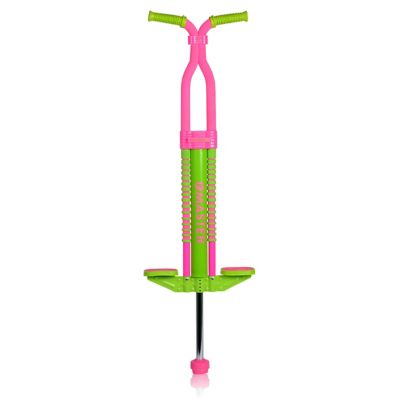 Flybar Master 2.0 Foam Pogo Stick for Kids Ages 9 and Up, 80-160 lbs., Pogo Stick for Boys' and Girls, Pink/Green
