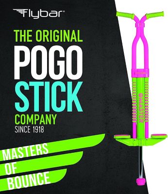 Image showing  Master 2.0 Foam Pogo Stick for Boys' and Girls Ages 9 and Up, 80-160 lb., Pink/Green