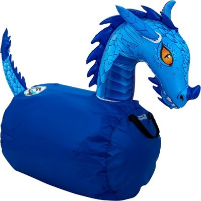 Waddle Large Inflatable Bouncy Hopper - Ride On, Indoor, Outdoor Toys, Toys for Girls' and Boys, Up to 250 lbs., Age 5+, Dragon