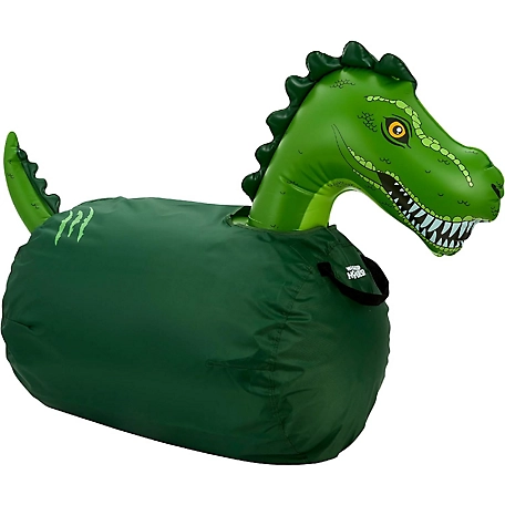 Waddle Large Inflatable Bouncy Hopper - Ride On, Indoor, Outdoor Toys, Toys for Girls' and Boys, Up to 250lbs, Age 5+, T-Rex