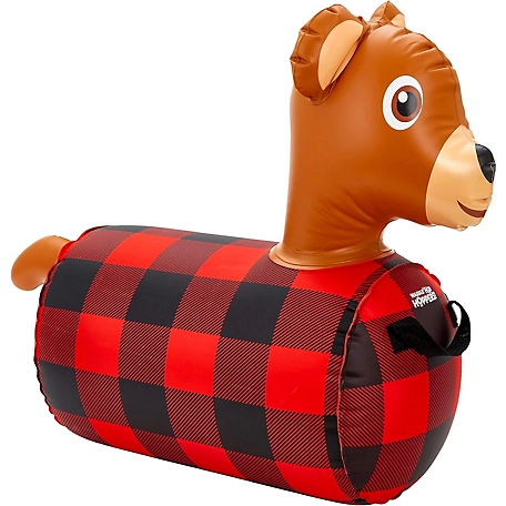 Waddle Hip Hopper Inflatable Hopping Animal Bouncer, Ages 2+, Supports Up to 85 lbs. Bear