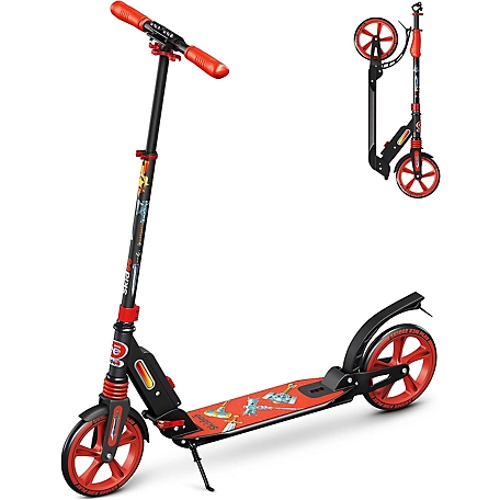 SKIDEE Kids Scooter 2 Wheel Scooter, Adjustable Handles, Folding Scooter, Kick Scooters, Ages 5 and Up, Adventure