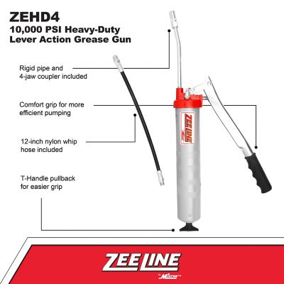 Image showing  10,000 PSI Heavy-Duty Lever Action Grease Gun, ZEHD4