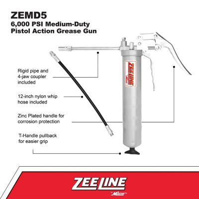 Image showing  4,000 PSI Medium-Duty Pistol Action Grease Gun, ZEMD5