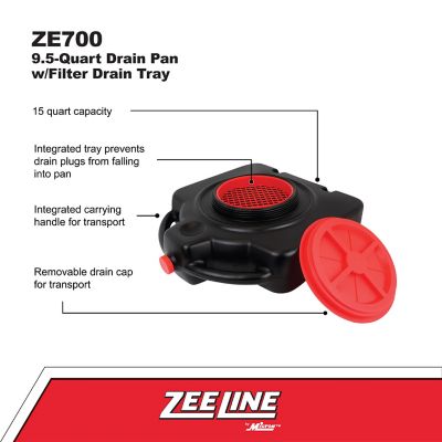 Image showing  15 qt. Drain Pan with Filter Drain Screen