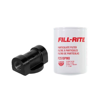 Fill-Rite 3/4 in. NPT Inlet and Outlet 10 Micron Particulate Fuel Filter Kit