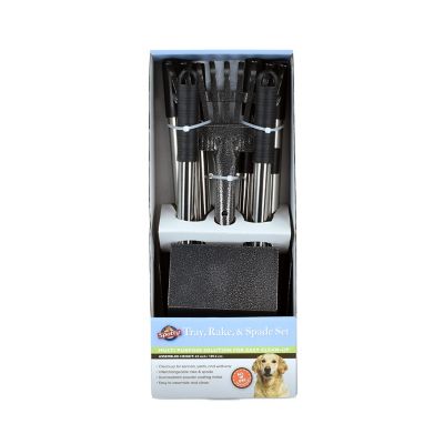 Image showing  Metal Tray & Rake with Spade- Large