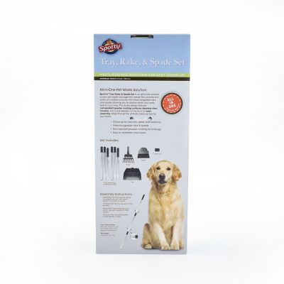 Image showing  Metal Tray & Rake with Spade- Large