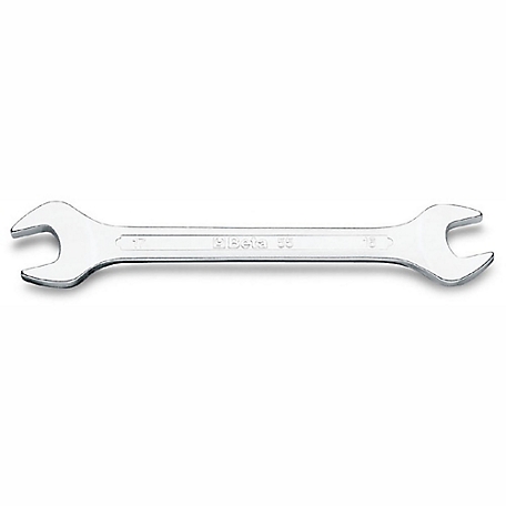 Beta Tools 55 Series Double End, Open End Wrench, Matte Chrome Finish, Metric, 4X5 mm