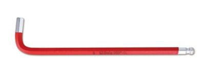 Beta Tools Color-Coded Ball End Hex Key, Chrome-Plated, 8mm