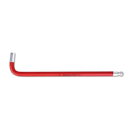 Beta Tools 96BP-CL Color coded, Ball End Hex Key, Chrome-Plated, 8 mm