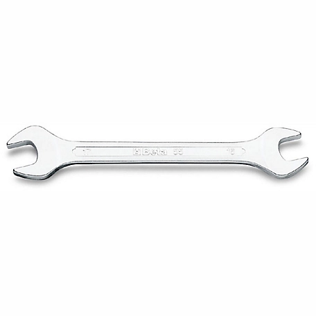 Beta Tools 55 Series Double End, Open End Wrench, Matte Chrome Finish, Metric, 8X10 mm