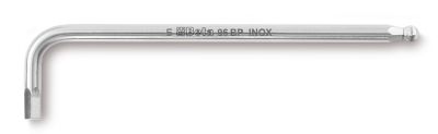 Beta Tools Inox Stainless Steel Ball End Hex Key, Extra Long, 2.5 mm