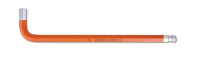 Beta Tools Color-Coded Ball End Hex Key, Chrome-Plated, 10mm