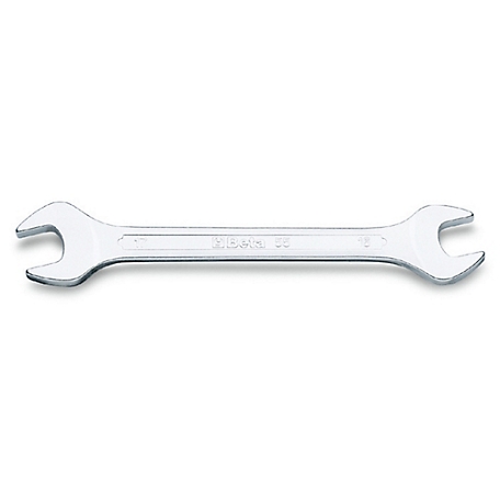 Beta Tools 55AS Double End, Open End Wrench, SAE, 1/2X9/16 in.