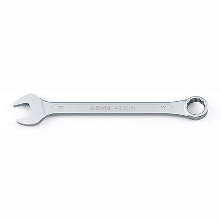 Beta Tools 42SLIM 12-Point 15 degree Offset Combination Wrench, Slim Profile, Metric, 11 mm