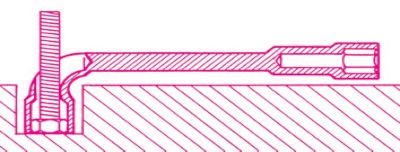 Image showing  Double End 6 pt./12 pt. Socket Wrench, Chrome-Plated, 937 12X12