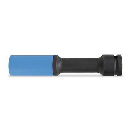 Beta Tools 720LCL 17 Wheel Nut Impact Socket, Long, Series, Colored Polymeric Insert, 150 mm long