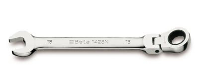 Beta Tools 142SN 12-point Flex head, Ratcheting Combination Wrench, 11 mm