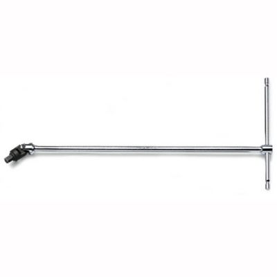 Beta Tools 953 Sliding T-Handle Wrench, Swiveling, Black phosphate Hex End, Metric, 10mm