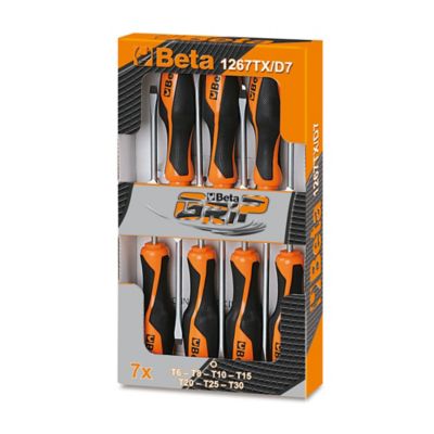 Beta Tools 1267TX/D7 Set of 7 Drivers for Torx Head Screws