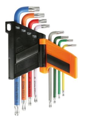 Image showing  Colored Ball-End Torx Key Set with Holder, 8 pc.