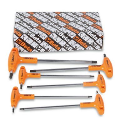 Beta Tools T-Handle Torx Keys T10-T40, 6 pc.