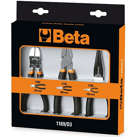 Beta Tools 1169/D3 3-piece Plier Set
