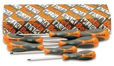 Beta Tools 1293ES/S7 Set of 7 Hex Drivers with Ergonomic Handles, 2-8 mm