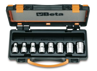 Beta Tools 920FTX/C8 Set of 8 1/2 in. Drive Torx Sockets