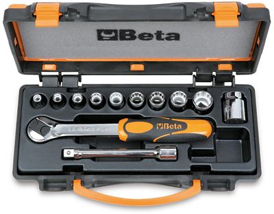 Beta Tools 910A/C10 12-piece 3/8" Drive Socket and Accessories Set