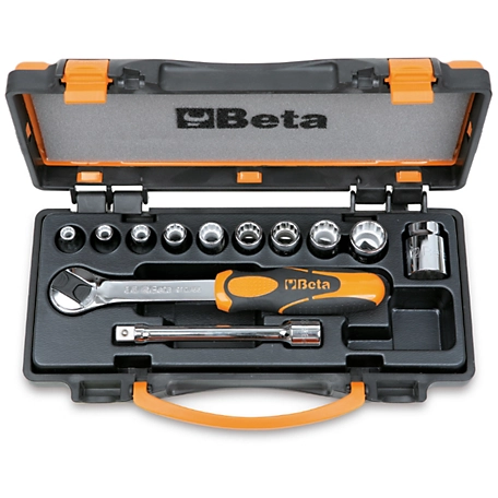 Beta Tools 910A/C10 12-piece 3/8" Drive Socket and Accessories Set