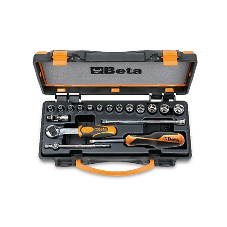 Beta Tools 900/C13 18-piece 1/4" Drive Socket and Accessories Set