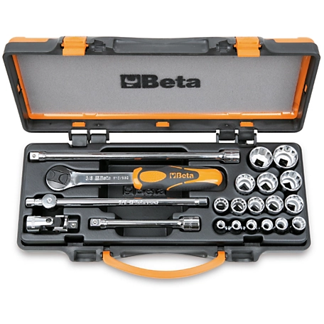 Beta Tools 910B/C16 21-piece 3/8 in. Drive Socket and Accessories Set