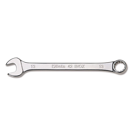 Beta Tools 42INOX 12-Point 15 degree Offset Combination Wrench - Metric, Stainless Steel, 32 mm