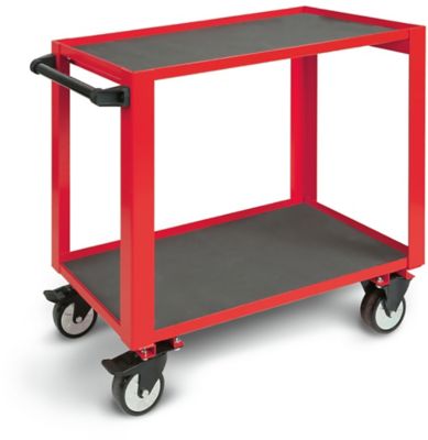 Beta Tools C51 R Easy Trolley 3-Shelf Shop Cart, Red