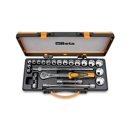 Beta Tools 920AS/C17X 22-piece 1/2" Drive Socket and Accessories Set