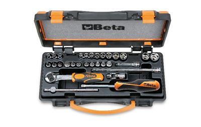 Beta Tools 900/MC/C24 30-piece 1/4" Drive Socket and Accessories Set