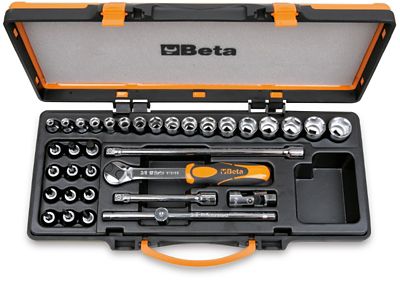 Beta Tools 910A/C29 16-piece 3/8" Drive Socket and Acessories Set