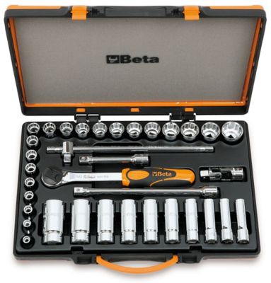 Beta Tools 920B/C30Q 35-piece 1/2" in. Drive Socket and Accessories Set