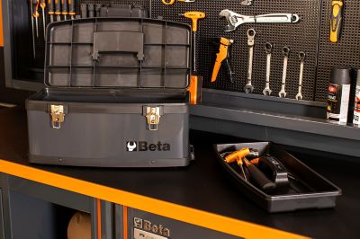 Image showing  Two-Module Rolling Tool Chest, Grey