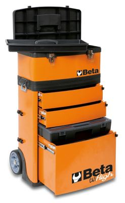 Image showing  Two-Module Rolling Tool Chest, Orange