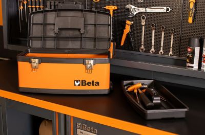 Image showing  Two-Module Rolling Tool Chest, Orange