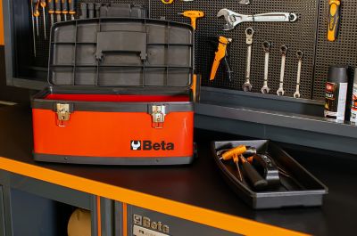 Image showing  Two-Module Rolling Tool Chest, Red