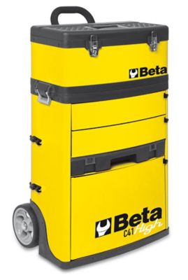 Beta Tools Two-Module Rolling Tool Chest, Yellow