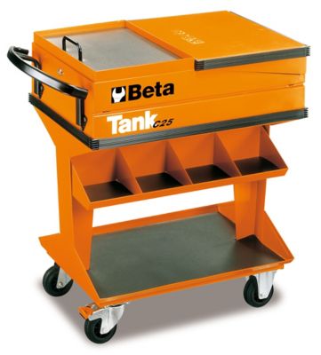 Beta Tools C25 Rolling Tool Cart with Fold-Out Shelf