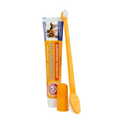 Arm & Hammer Complete Care Dental Kit for Dogs with Chicken Flavor Toothpaste, 2.5 oz.