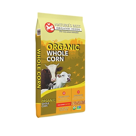 Nature's Best Organic Whole Corn, 40 lb. Bag