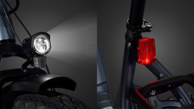 Image showing 8 th Young Electric 20 in. E-Flow Off-Road/Fat Tire Folding Electric Bicycle,Denim Blue