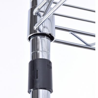 Image showing  5-Shelf 24 in. x 14 in. x 59 in. Chrome Wire Shelving